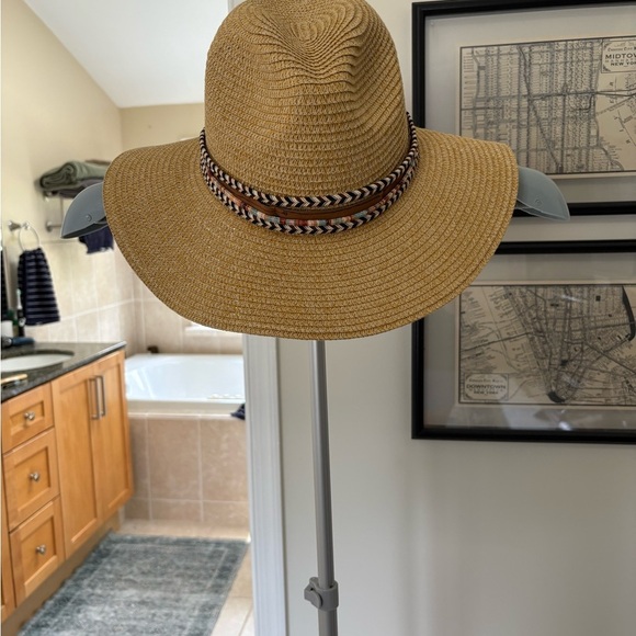 Accessories - Sun Hat with Brown Accents, Adjustable